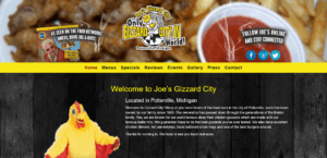 Joe's Gizzard City Website