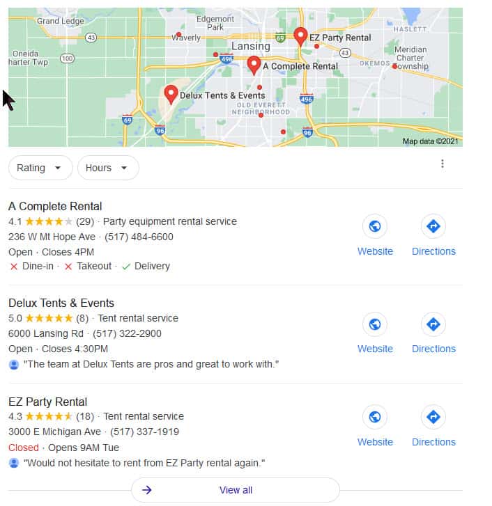 Local SEO Google Maps